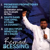 Séminaire Prophétique 2020 avec le Prophète Bernard Blessing