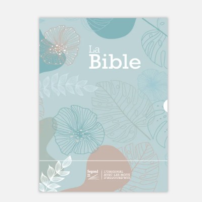 Bible Segond 21 compacte - prémium style - vert d'eau