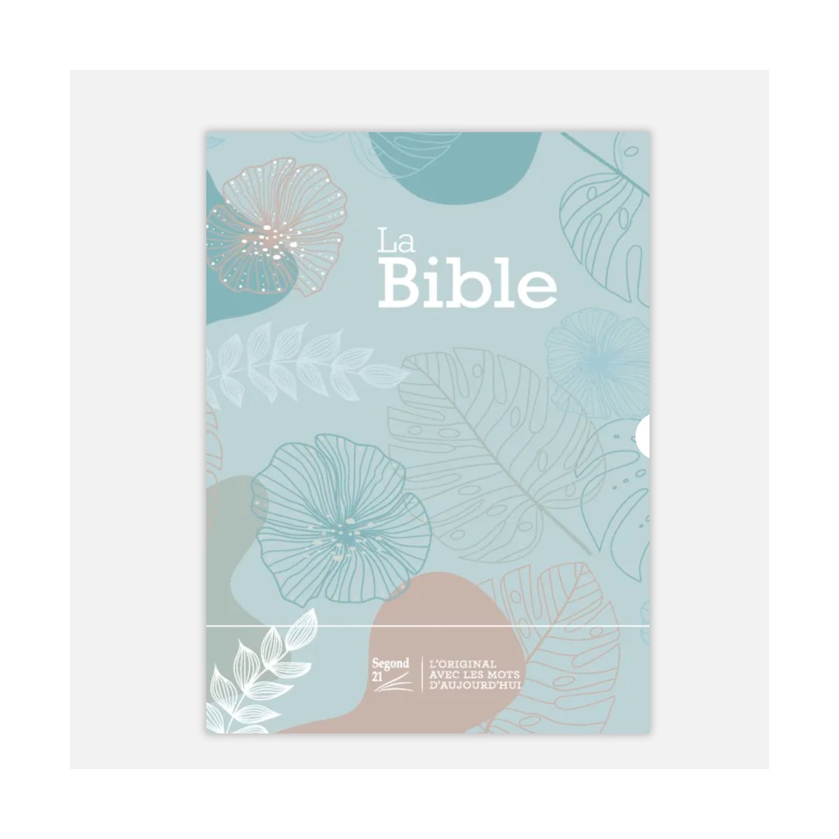 Bible Segond 21 compacte - prémium style - vert d'eau