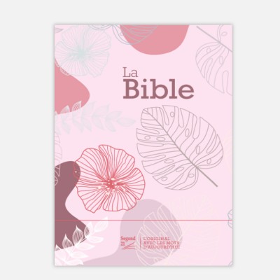 Bible Segond 21 compacte - prémium style -rose bonbon